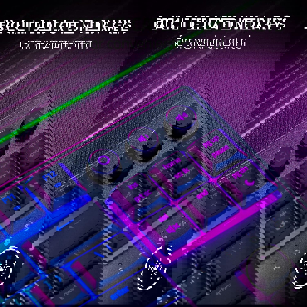 კლავიატურა Razer RZ03-04880100-R3M1 Ornata V3 TKL, Wired, RGB, USB, Gaming Keyboard, Black