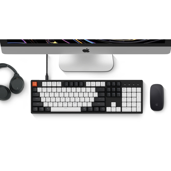 Keychron C2G1, Gateron G Pro Red, Wired, USB, Keyboard, Black