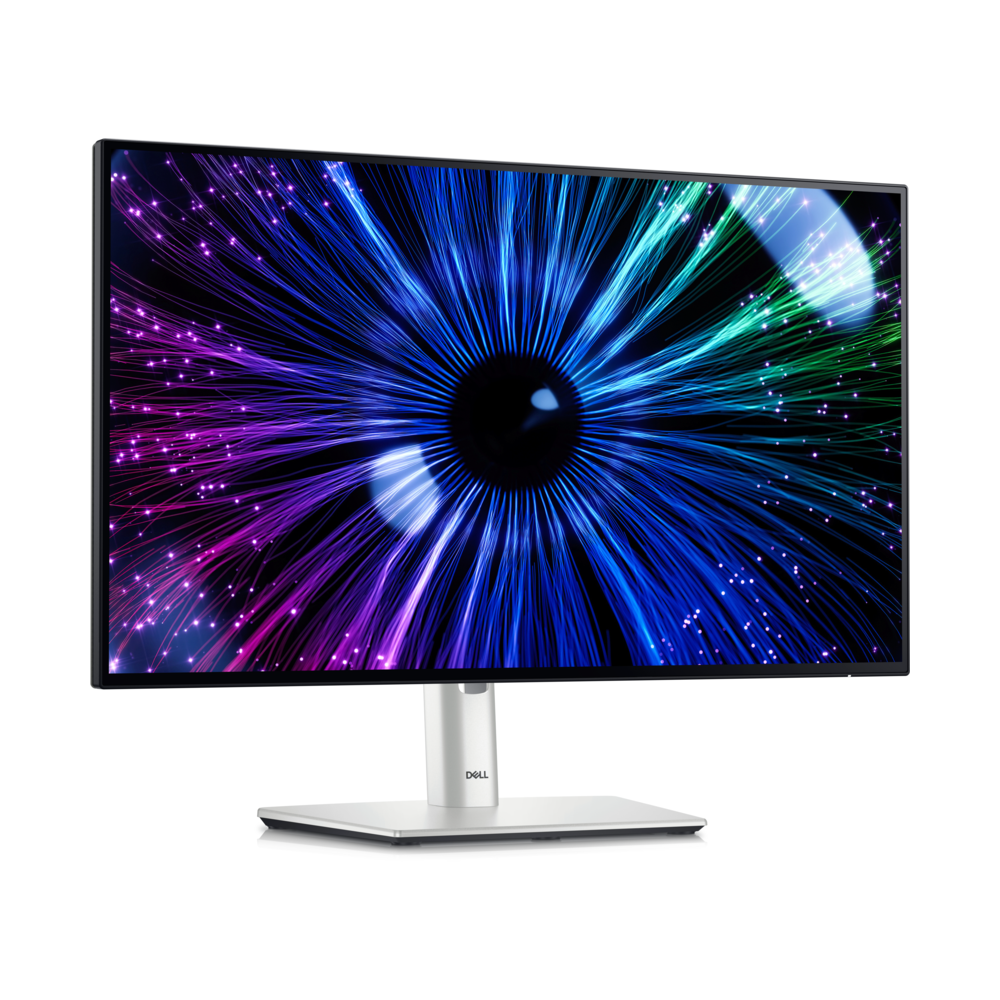 მონიტორი Dell 210-BKJF UltraSharp U2424HE, 23.8", Monitor, FHD, IPS, HDMI, USB, USB-C, RJ45, DP, Silver