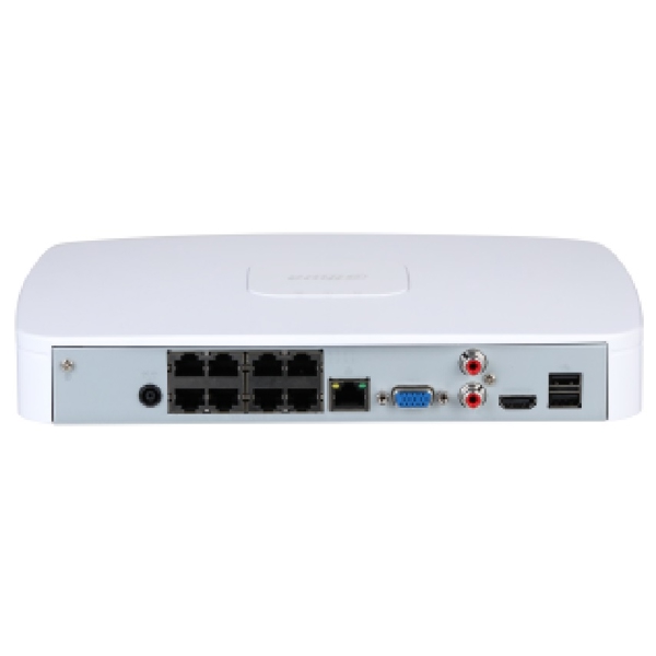 Dahua DHI-NVR4108-8P-4KS2/L, Network Video Recorder, White