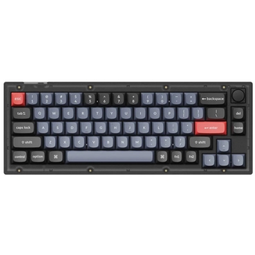 კლავიატურა Keychron V2C3, K Pro Red, Wired, RGB, USB, Keyboard, Black