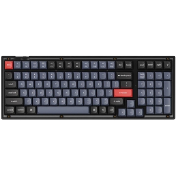 Keychron V5A1, K Pro Red, Wired, RGB, USB, Keyboard, Black