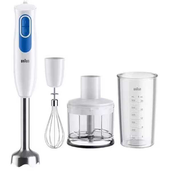 ხელის ბლენდერი Braun MQ20236MWH, 600W, 600ML, Hand Blender, White