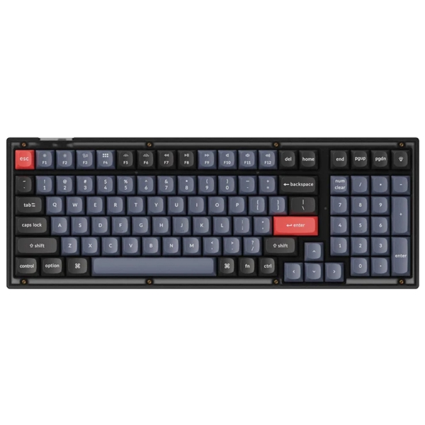 კლავიატურა Keychron V5A3, K Pro Brown, Wired, RGB, USB, Keyboard, Black