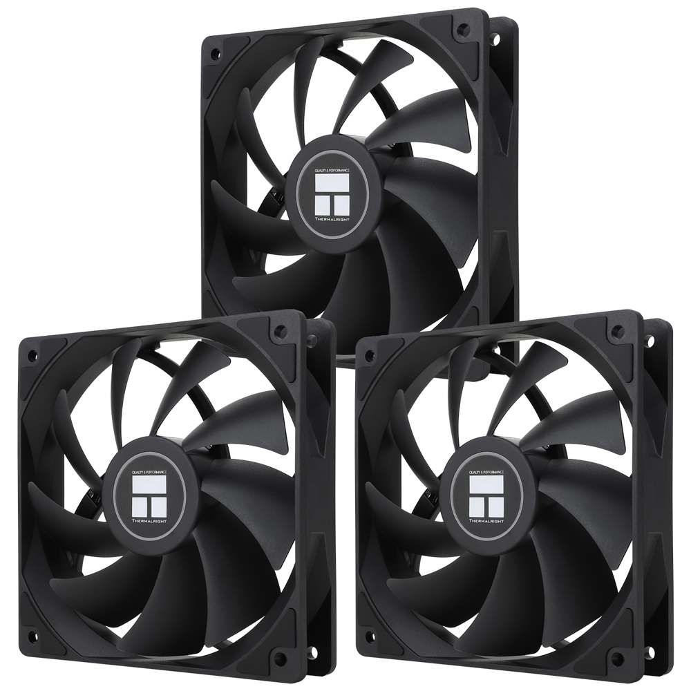 ქულერი Thermalright TR-TL-C12C-X3, 120mm, 1500RPM, Cooler, Black