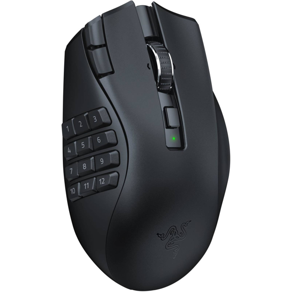 მაუსი Razer RZ01-03600100-R3G1 Naga V2 HyperSpeed, Wireless, USB, Bluetooth, Gaming Mouse, Black