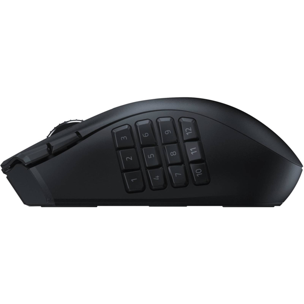 მაუსი Razer RZ01-03600100-R3G1 Naga V2 HyperSpeed, Wireless, USB, Bluetooth, Gaming Mouse, Black