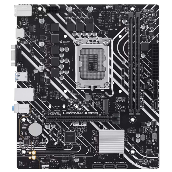 დედა დაფა Asus 90MB1G90-M0EAY0 H610M-K ARGB, LGA 1700, DDR5, DIMM, 96GB