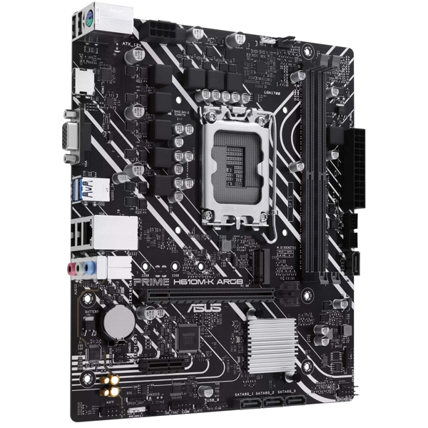 დედა დაფა Asus 90MB1G90-M0EAY0 H610M-K ARGB, LGA 1700, DDR5, DIMM, 96GB