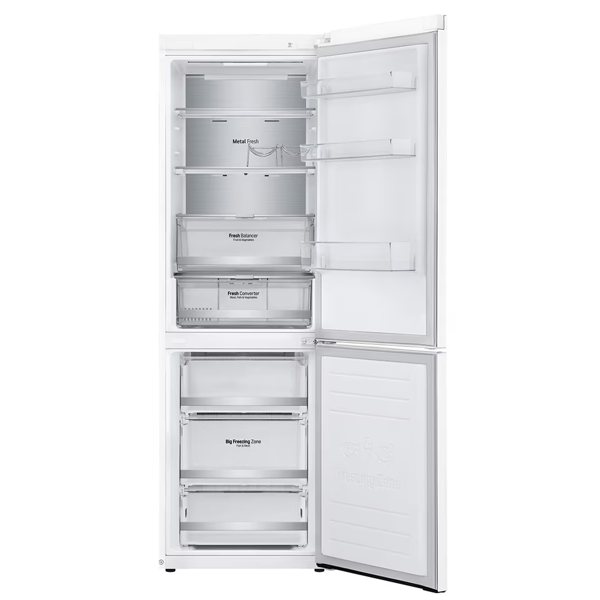 მაცივარი LG GCB459SQUM.ASWQCIS, 341L, Refrigerator, White