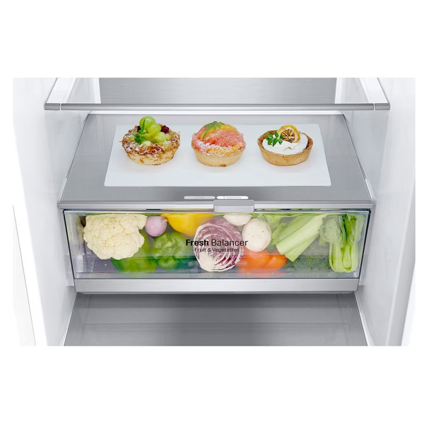 მაცივარი LG GCB459SQUM.ASWQCIS, 341L, Refrigerator, White