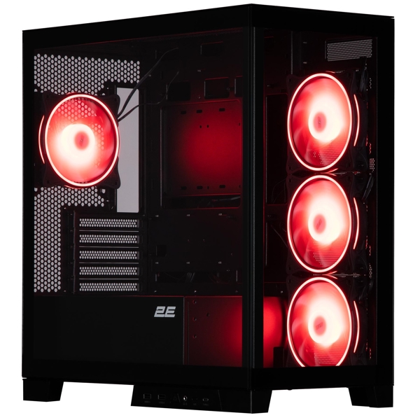 2E 2E-GK701B FANTOM, Computer Case, MiniT, Micro-ATX, mini-ITX, USB 3.0, USB-C, Black