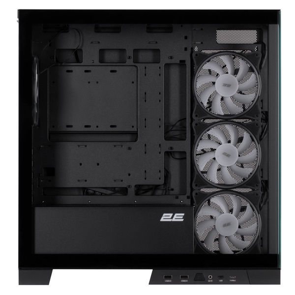 2E 2E-GK701B FANTOM, Computer Case, MiniT, Micro-ATX, mini-ITX, USB 3.0, USB-C, Black