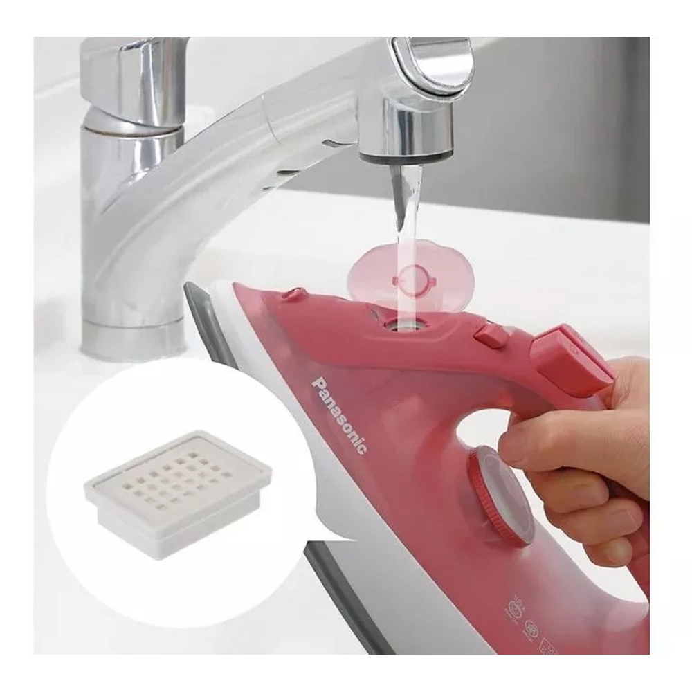 ორთქლის უთო Panasonic NI-S430RTV, 2300W, 300ML, Steam Iron, White/Red