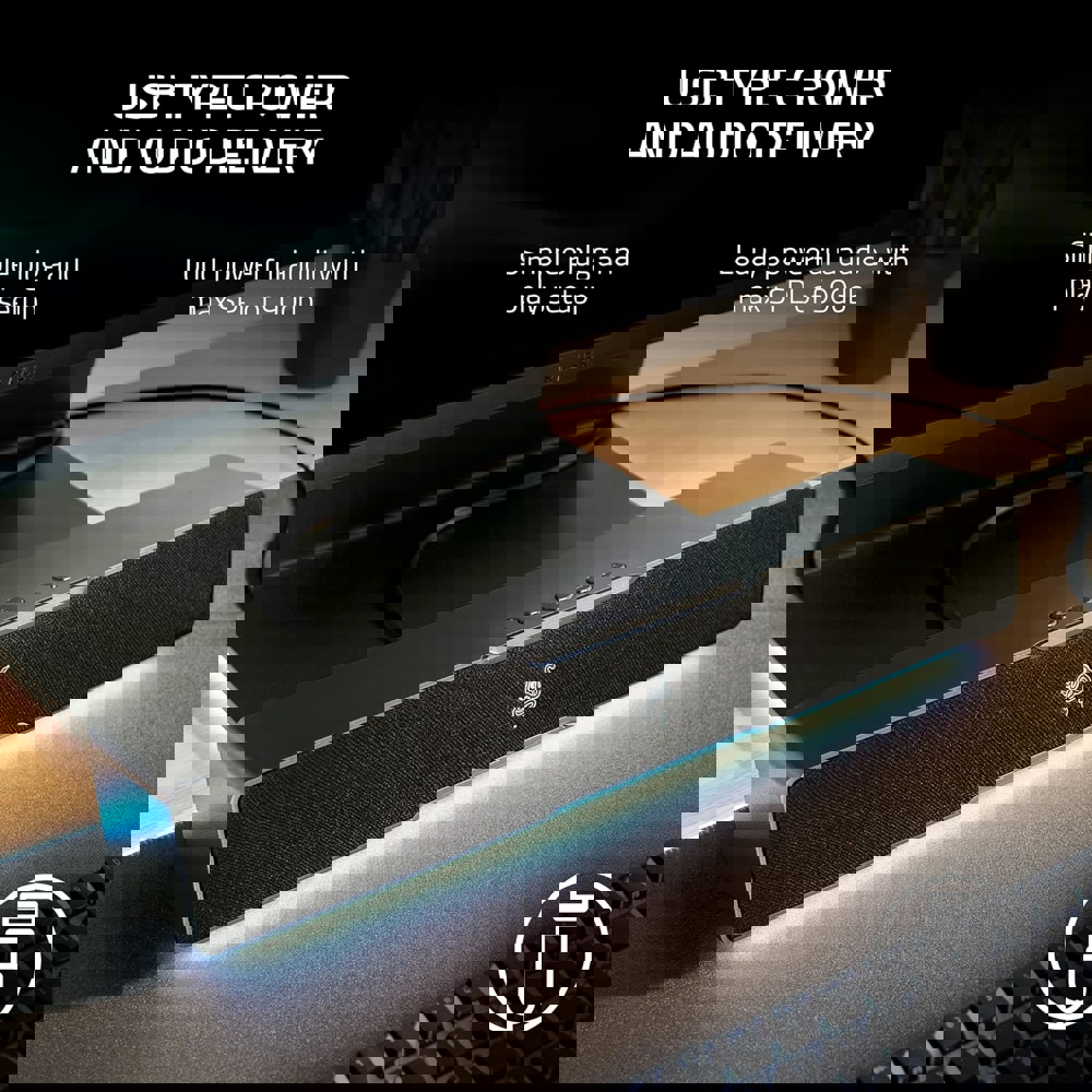 საუნდბარი Razer RZ05-04280100-R3M1 Leviathan V2 X, USB, Bluetooth, PC Gaming Soundbar, Black