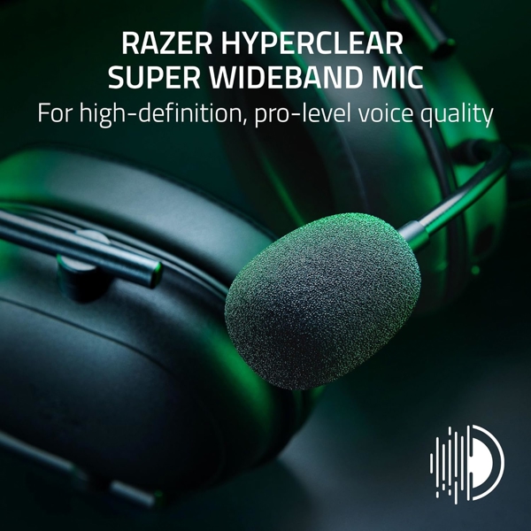 ყურსასმენი Razer RZ04-04960100-R3M1 BlackShark V2 HyperSpeed, Gaming Headset, Wireless, USB, Bluetooth, Black