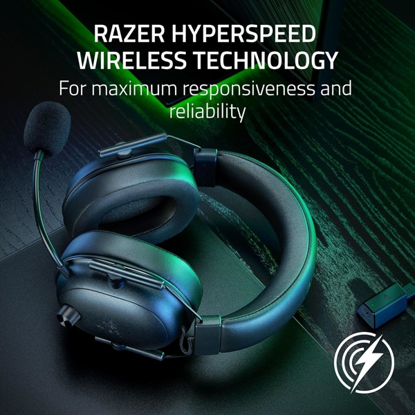 ყურსასმენი Razer RZ04-04960100-R3M1 BlackShark V2 HyperSpeed, Gaming Headset, Wireless, USB, Bluetooth, Black