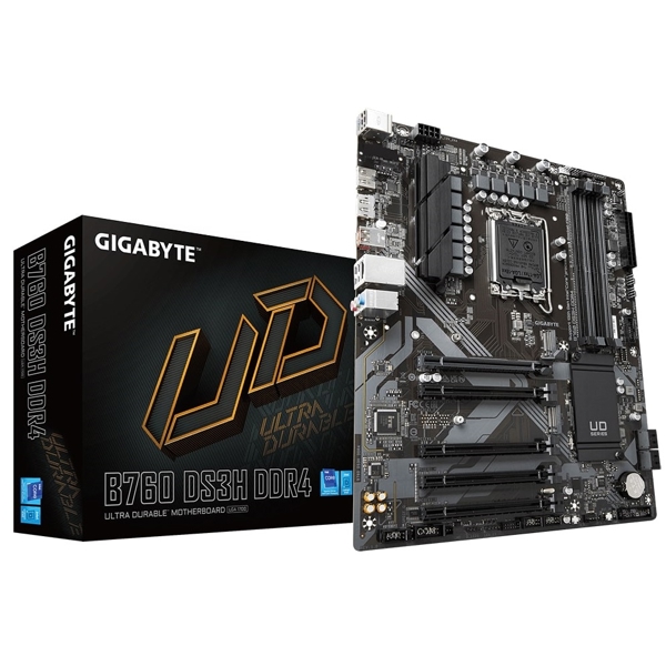 დედა დაფა Gigabyte B760_DS3H_DDR4, LGA 1700, DDR4, DIMM, 128GB