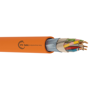 ETK Kablo JE-H(St)H Bd FE180 PH120, Fire Alarm Cable, Orange