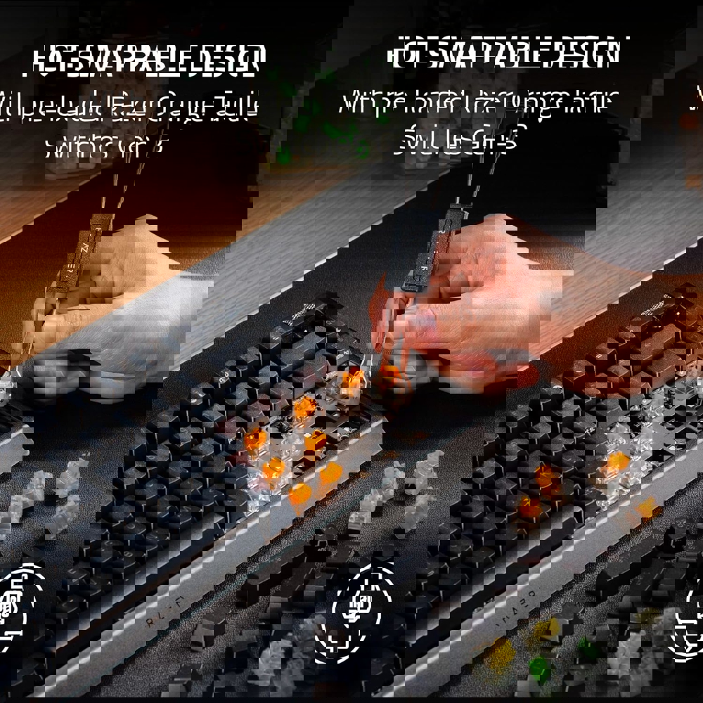 კლავიატურა Razer RZ03-05000100-R3M1 BlackWidow V4, Wired, RGB, USB-C, Gaming Keyboard, Black