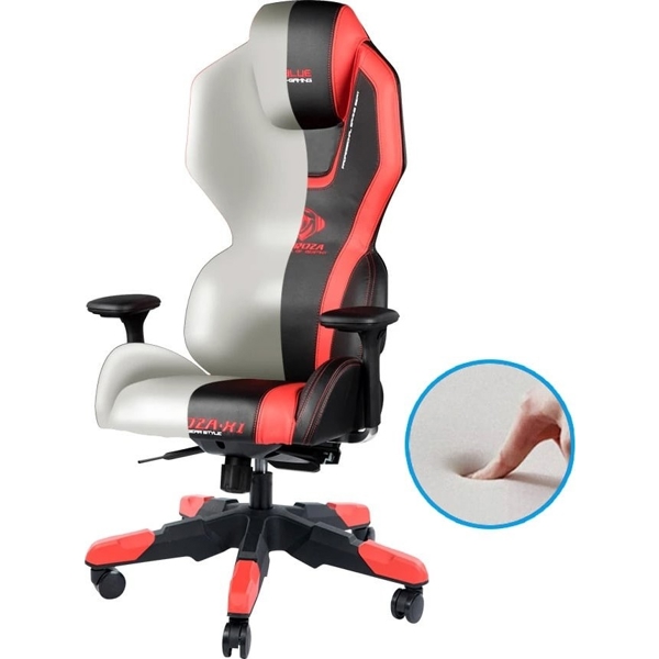 გეიმერული სავარძელი E-Blue EEC410BRAA-IA, Gaming Chair, Black/Red