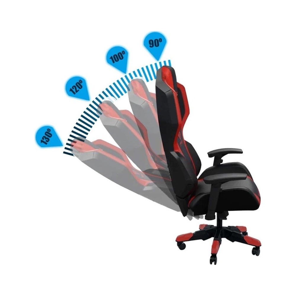 გეიმერული სავარძელი E-Blue EEC410BRAA-IA, Gaming Chair, Black/Red