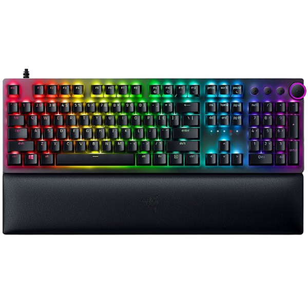 Razer RZ03-03930100-R3M1 Huntsman V2, Wired, RGB, USB, Gaming Keyboard, Black