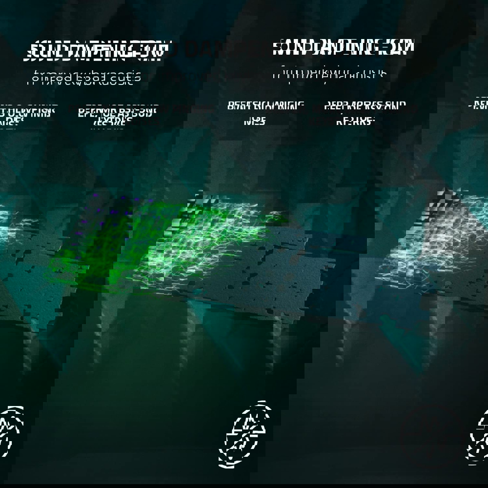 Razer RZ03-03930100-R3M1 Huntsman V2, Wired, RGB, USB, Gaming Keyboard, Black