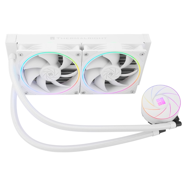 ქულერი Thermalright TR-AE-240-W-V2-ARGB Aqua Elite, 120mm, 2000RPM, Cooler, White