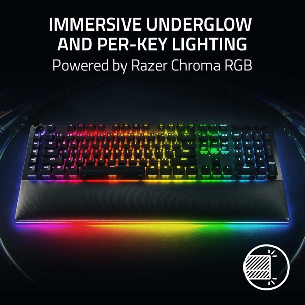 Razer RZ03-04680100-R3M1 BlackWidow V4 Pro, Wired, RGB, USB-C, Gaming Keyboard, Black