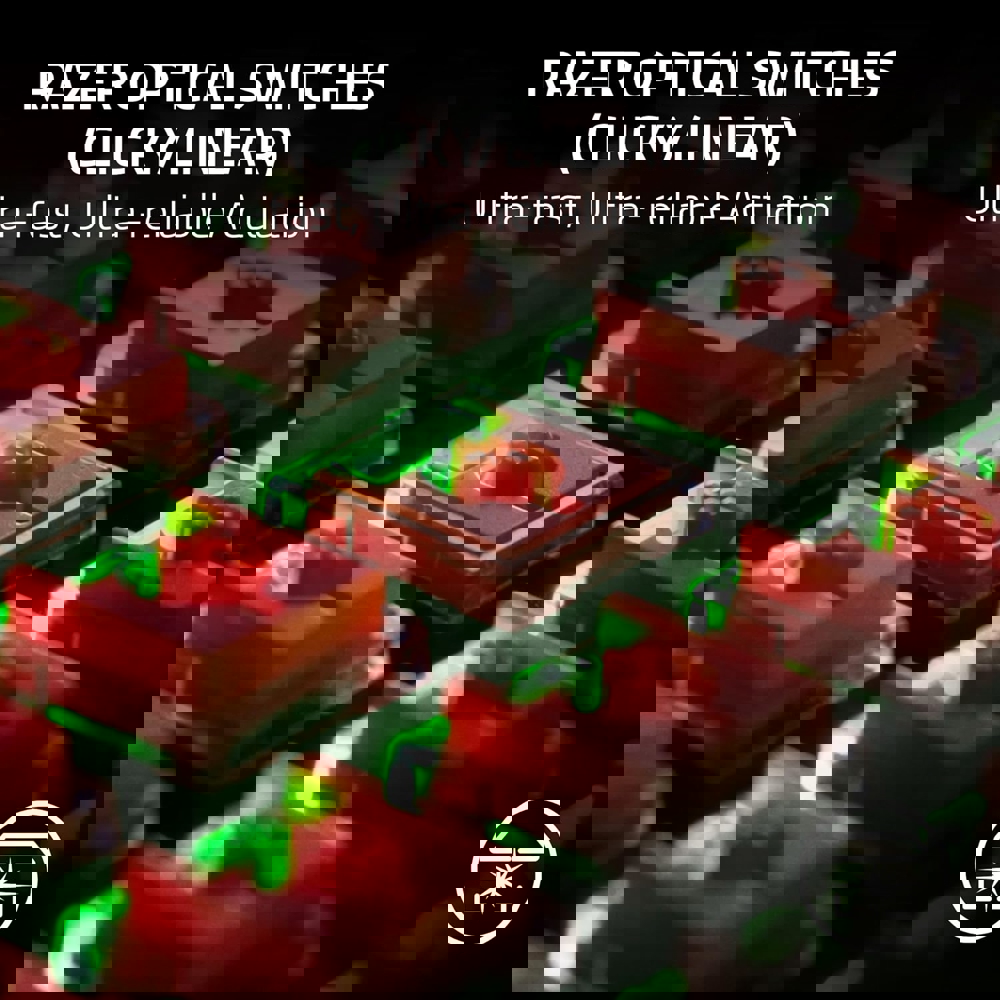 კლავიატურა Razer RZ03-04360100-R3M1 DeathStalker V2 Pro, Wireless, RGB, USB, USB-C, Bluetooth, Gaming Keyboard, Black