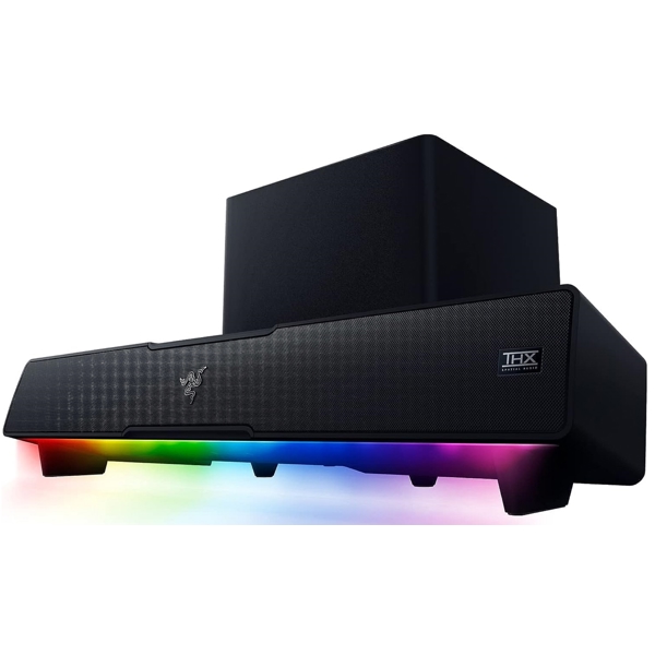 Razer RZ05-03920100-R3G1 Leviathan V2, USB, Bluetooth, PC Gaming Soundbar With Subwoofer, Black