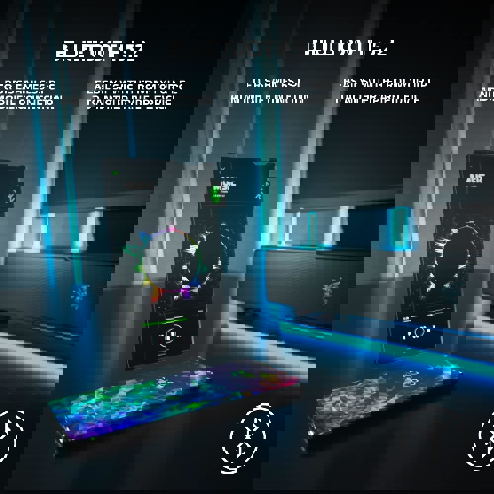 Razer RZ05-03920100-R3G1 Leviathan V2, USB, Bluetooth, PC Gaming Soundbar With Subwoofer, Black