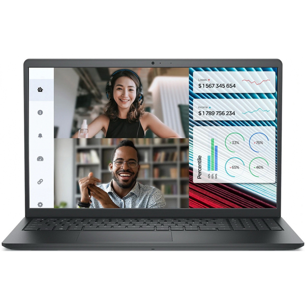 ნოუთბუქი Dell Vostro 3530, 15.6", i7-1355U, 8GB, 512GB SSD, Integrated, Black