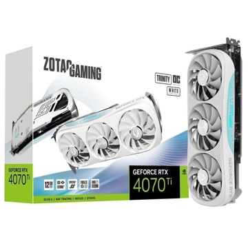 Zotac ZT-D40710Q-10P Trinity OC, GeForce RTX4070Ti, 12GB, 192bit, HDMI, DP, White