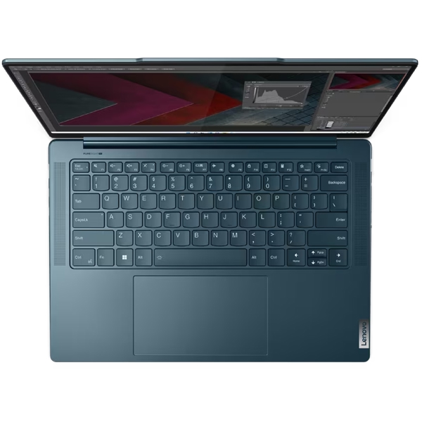 ნოუთბუქი Lenovo 82Y7007ERK Yoga Pro 7 14IRH8, 14.5", i7-13700H, 16GB, 1TB SSD, RTX3050 6GB, W11, Tidal Teal