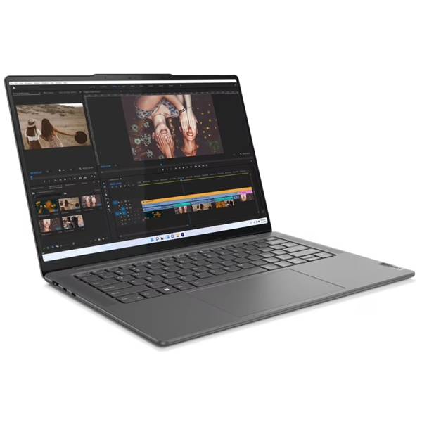 ნოუთბუქი Lenovo 82Y8000ERK Yoga Pro 7 14APH8, 14.5", Ryzen 7-7840HS, 16GB, 1TB SSD, RTX4050 6GB, W11, Storm Grey