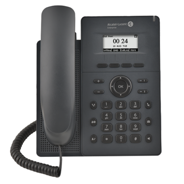 Alcatel H2P, IP Phone, PoE, 2 SIP, Black