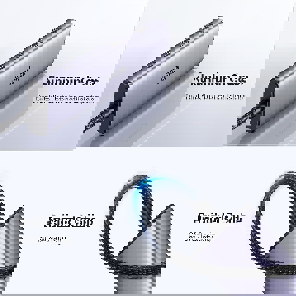 UGREEN CM473 (15395), Type-C, USB, Hub, Grey