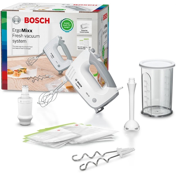 მიქსერი Bosch MFQ364V0, 450W, Mixer, White