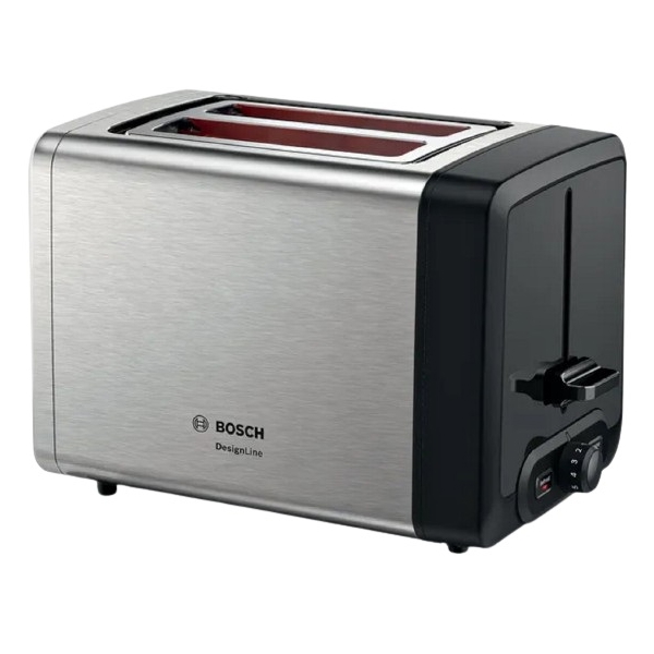 ტოსტერი Bosch TAT4P420, 970W, Toaster, Silver