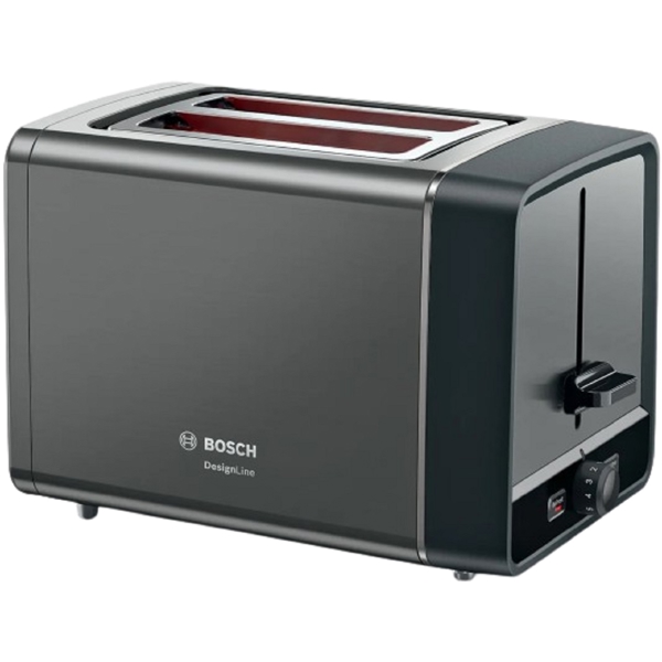 ტოსტერი Bosch TAT5P425, 970W, Toaster, Gray