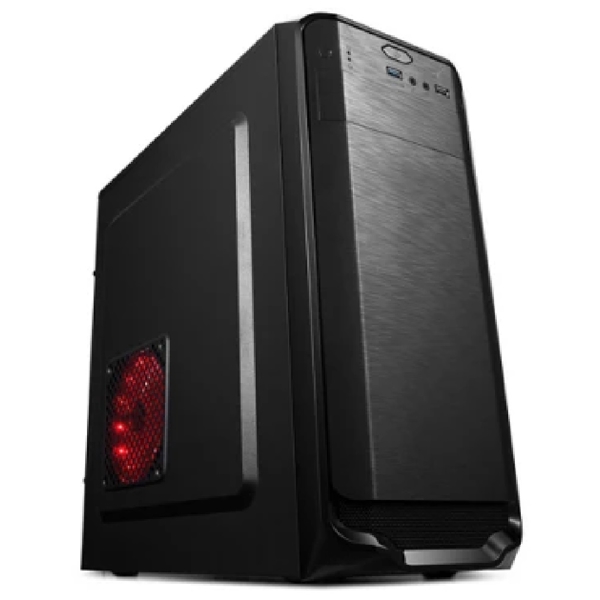 Golden Field Q19B, Computer Case, MidT, MicroATX, 2xUSB 2.0, 3.5mm, Black