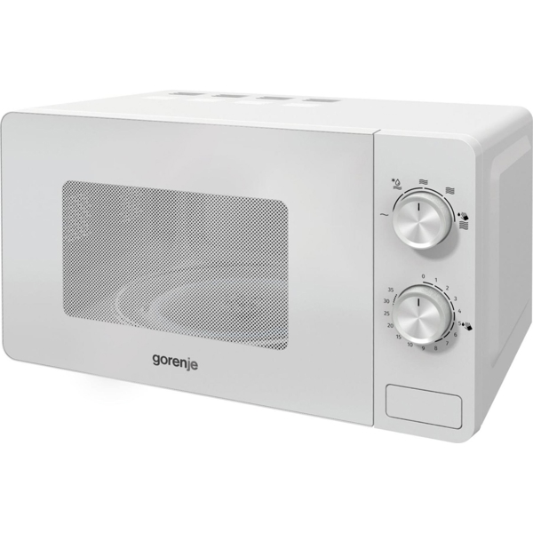 მიკროტალღური ღუმელი Gorenje MO20E1W2, 800W, 20L, Microwave Oven, White