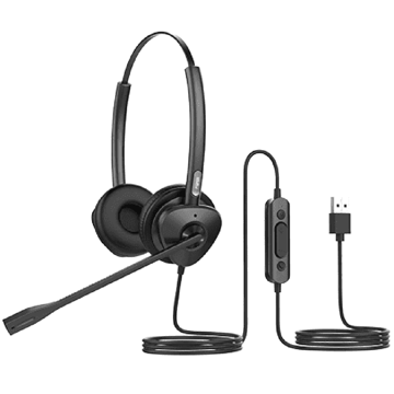 Fanvil HT302-U, Headset, Wired, USB, Black