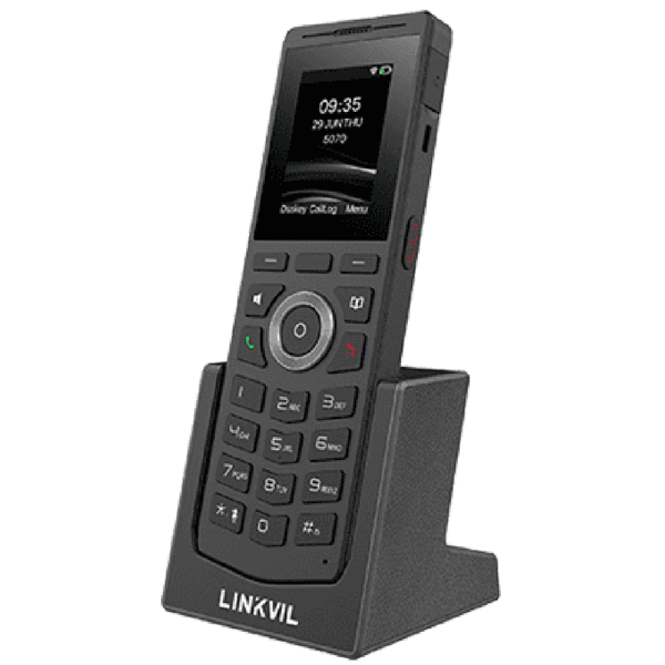 უსადენო სტაციონარული ტელეფონი Fanvil W610W, Portable Wi-Fi Phone, 4 SIP, Black