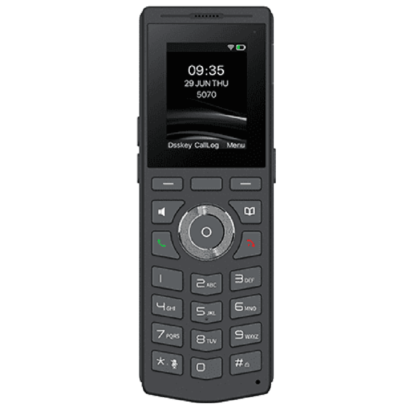 უსადენო სტაციონარული ტელეფონი Fanvil W610W, Portable Wi-Fi Phone, 4 SIP, Black