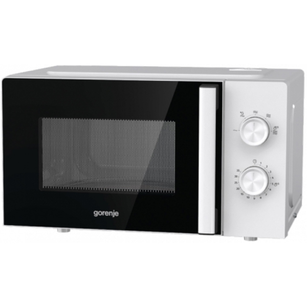 Gorenje MO17E1WH, 1150W, 17L, Microwave Oven, Black/White