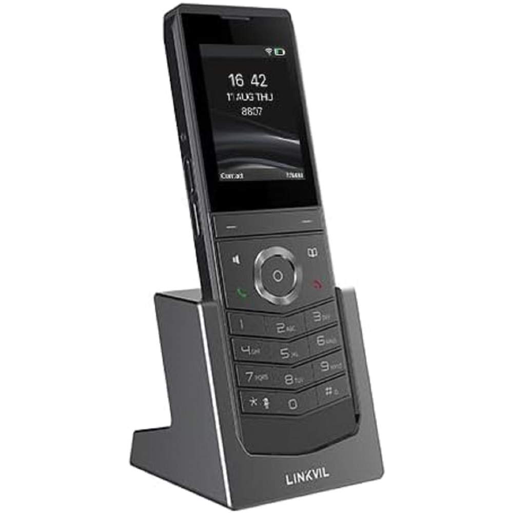 Fanvil W611W, Portable WiFi Phone, 4 SIP, Black