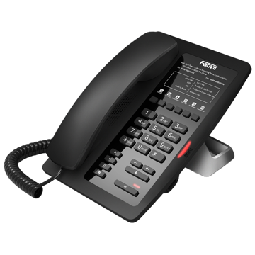 IP ტელეფონი Fanvil H3, Hotel IP Phone, Poe, 1 SIP, Black